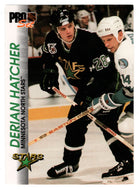 Derian Hatcher - Minnesota North Stars (NHL Hockey Card) 1992-93 Pro Set # 75 Mint