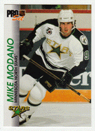 Mike Modano - Minnesota North Stars (NHL Hockey Card) 1992-93 Pro Set # 76 Mint