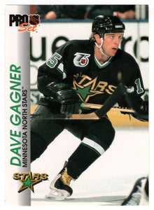 Gagner, Dave / Minnesota North Stars, O-Pee-Chee #128, Hockey Trading  Card, 1991-92, Canada, Premier