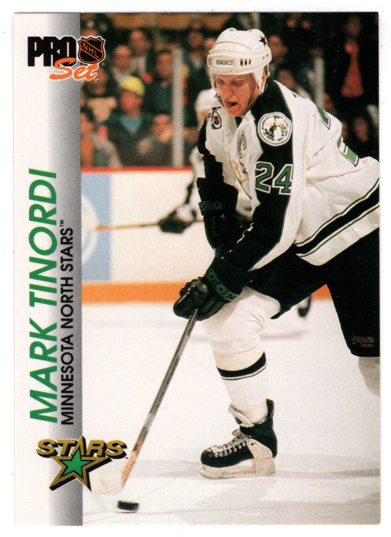 Mark Tinordi - Minnesota North Stars (NHL Hockey Card) 1992-93 Pro Set # 78 Mint