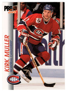 Kirk Muller - Montreal Canadiens (NHL Hockey Card) 1992-93 Pro Set # 87 Mint