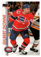 Gilbert Dionne - Montreal Canadiens (NHL Hockey Card) 1992-93 Pro Set # 92 Mint