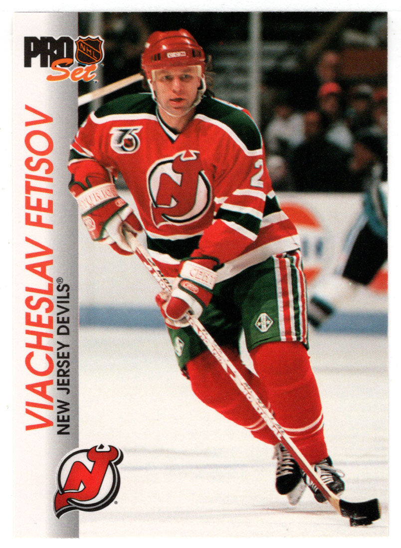 Viacheslav Fetisov - New Jersey Devils (NHL Hockey Card) 1992-93 Pro Set # 96 Mint