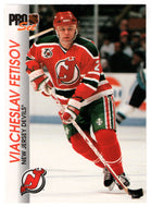Viacheslav Fetisov - New Jersey Devils (NHL Hockey Card) 1992-93 Pro Set # 96 Mint