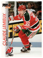 Claude Lemieux - New Jersey Devils (NHL Hockey Card) 1992-93 Pro Set # 98 Mint