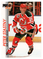 Peter Stastny - New Jersey Devils (NHL Hockey Card) 1992-93 Pro Set # 100 Mint