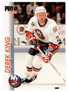 Derek King - New York Islanders (NHL Hockey Card) 1992-93 Pro Set # 110 Mint