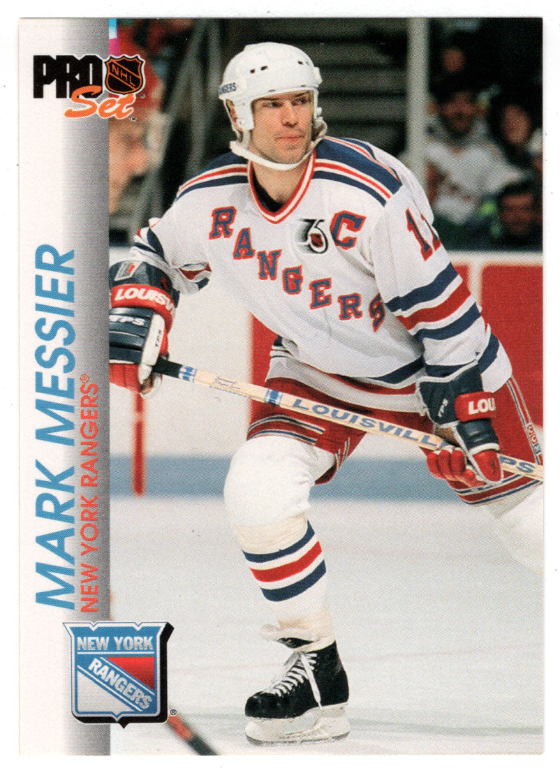 Mark Messier - New York Rangers (NHL Hockey Card) 1992-93 Pro Set # 111 Mint