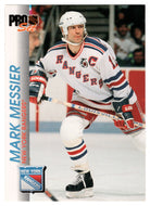 Mark Messier - New York Rangers (NHL Hockey Card) 1992-93 Pro Set # 111 Mint