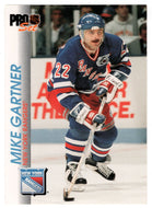 Mike Gartner - New York Rangers (NHL Hockey Card) 1992-93 Pro Set # 113 Mint
