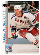 Darren Turcotte - New York Rangers (NHL Hockey Card) 1992-93 Pro Set # 114 Mint