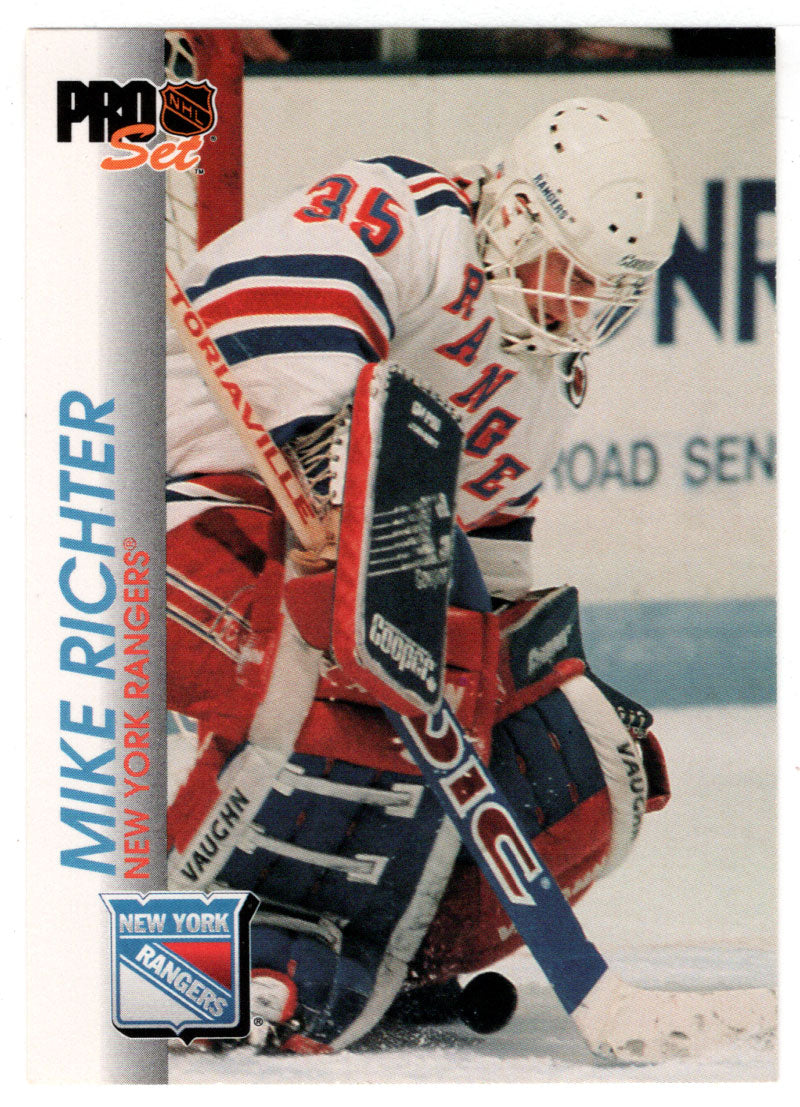 Mike Richter - New York Rangers (NHL Hockey Card) 1992-93 Pro Set # 116 Mint
