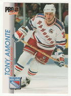 Tony Amonte - New York Rangers (NHL Hockey Card) 1992-93 Pro Set # 118 Mint