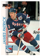 James Patrick - New York Rangers (NHL Hockey Card) 1992-93 Pro Set # 119 Mint