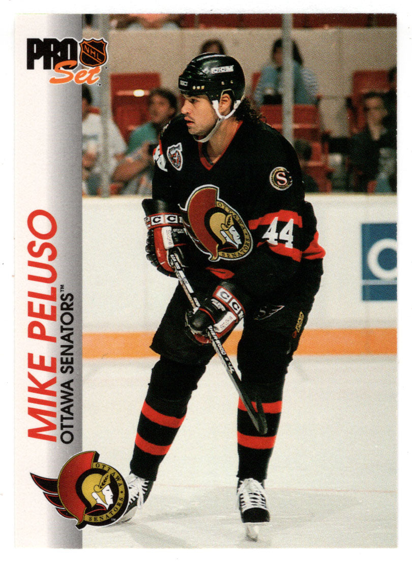 Mike Peluso - Ottawa Senators (NHL Hockey Card) 1992-93 Pro Set # 122 Mint