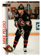 Mike Peluso - Ottawa Senators (NHL Hockey Card) 1992-93 Pro Set # 122 Mint