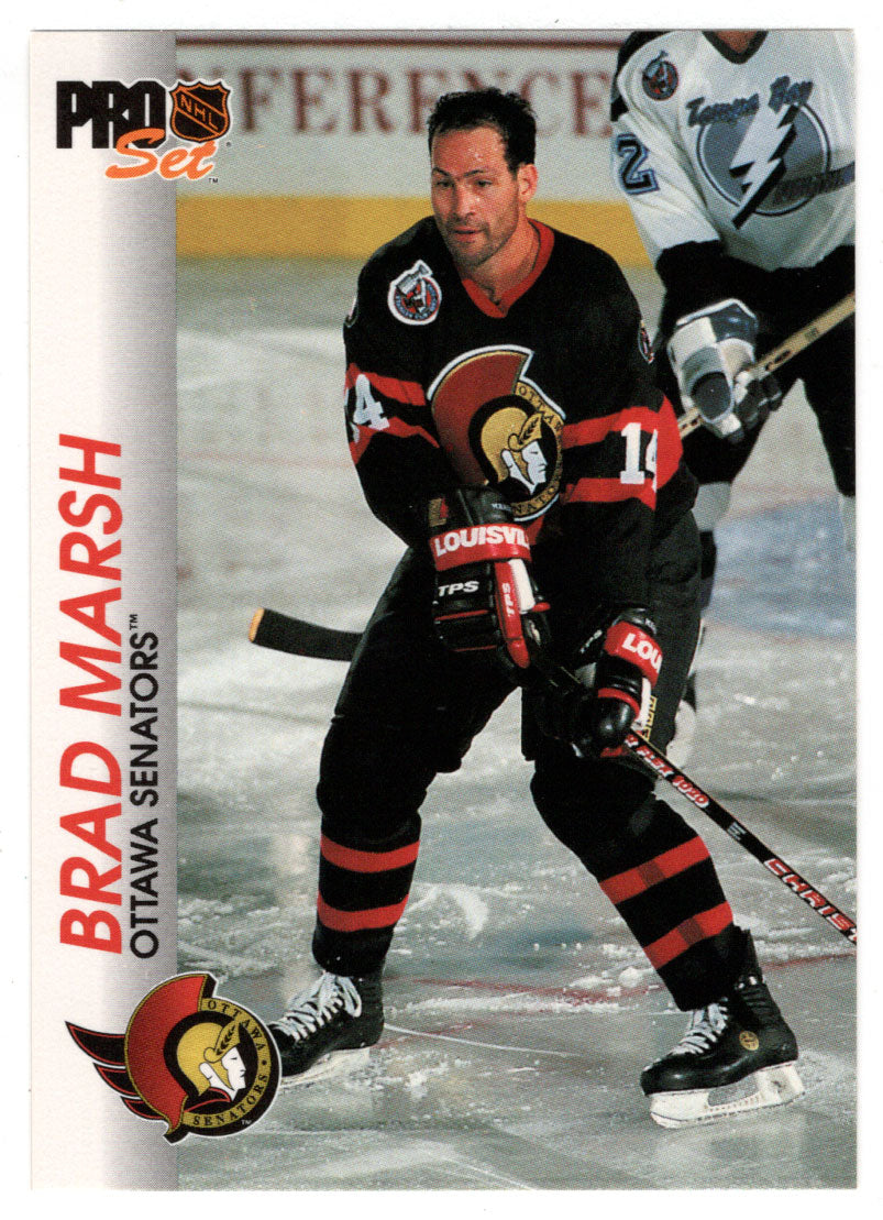 Brad Marsh - Ottawa Senators (NHL Hockey Card) 1992-93 Pro Set