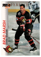 Brad Marsh - Ottawa Senators (NHL Hockey Card) 1992-93 Pro Set # 126 Mint