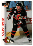Mark Freer - Ottawa Senators (NHL Hockey Card) 1992-93 Pro Set # 127 Mint