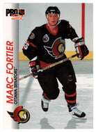 Marc Fortier - Ottawa Senators (NHL Hockey Card) 1992-93 Pro Set # 128 Mint