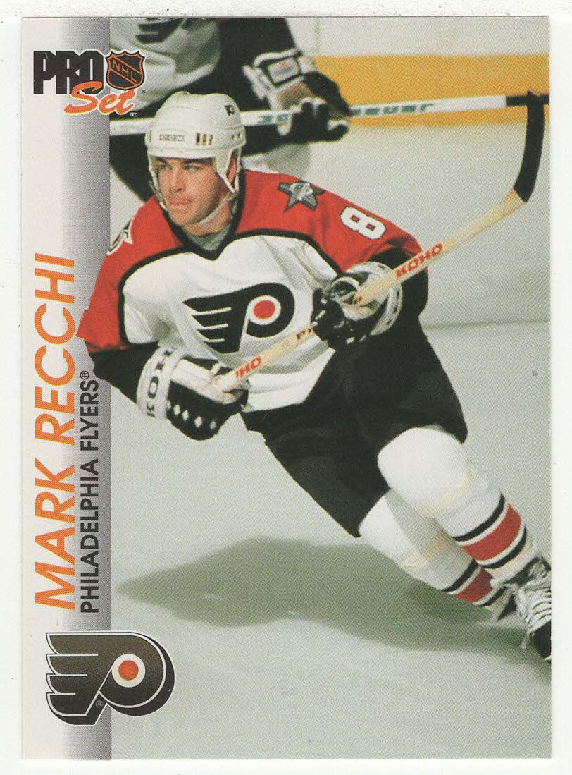 Mark Recchi - Philadelphia Flyers (NHL Hockey Card) 1992-93 Pro Set # 131 Mint