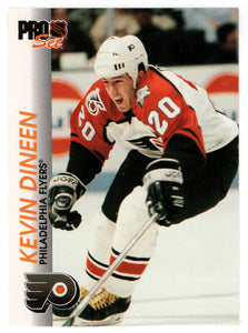 Kevin Dineen - Philadelphia Flyers (NHL Hockey Card) 1992-93 Pro Set # 134 Mint