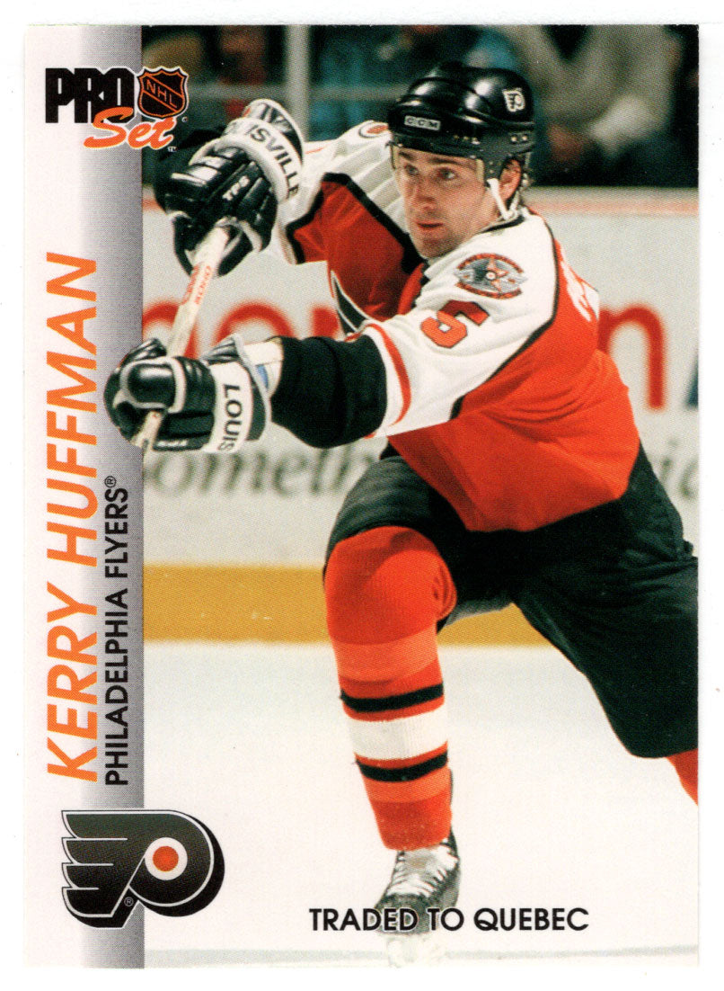Kerry Huffman - Quebec Nordiques (NHL Hockey Card) 1992-93 Pro Set # 136 Mint