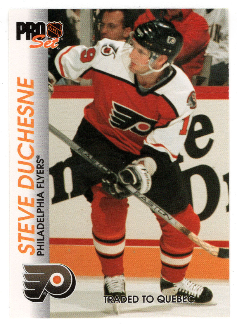 Steve Duchesne - Quebec Nordiques (NHL Hockey Card) 1992-93 Pro Set # 137 Mint