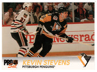 Kevin Stevens - Pittsburgh Penguins (NHL Hockey Card) 1992-93 Pro Set # 140 Mint