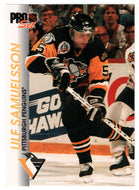 Ulf Samuelsson - Pittsburgh Penguins (NHL Hockey Card) 1992-93 Pro Set # 143 Mint