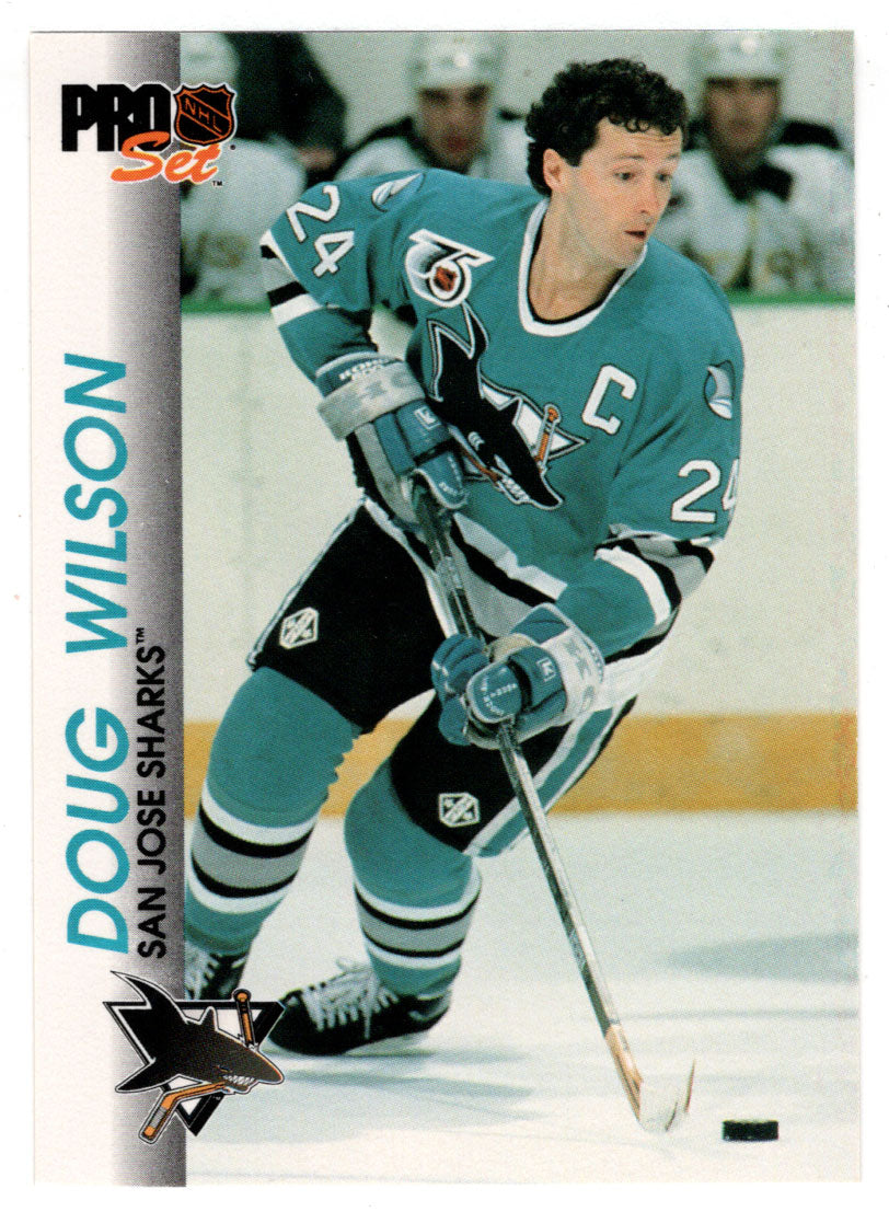 Doug Wilson - San Jose Sharks (NHL Hockey Card) 1992-93 Pro Set # 165 Mint