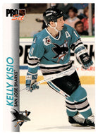 Kelly Kisio - San Jose Sharks (NHL Hockey Card) 1992-93 Pro Set # 167 Mint