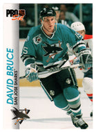 David Bruce - San Jose Sharks (NHL Hockey Card) 1992-93 Pro Set # 170 Mint