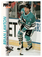Brian Lawton - San Jose Sharks (NHL Hockey Card) 1992-93 Pro Set # 173 Mint