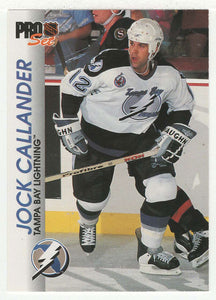Jock Callander - Tampa Bay Lightning (NHL Hockey Card) 1992-93 Pro Set # 175 Mint