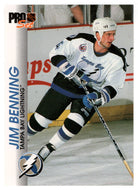 Jim Benning - Tampa Bay Lightning (NHL Hockey Card) 1992-93 Pro Set # 181 Mint
