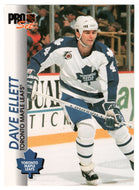 Dave Ellett - Toronto Maple Leafs (NHL Hockey Card) 1992-93 Pro Set # 186 Mint