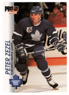 Peter Zezel - Toronto Maple Leafs (NHL Hockey Card) 1992-93 Pro Set # 187 Mint