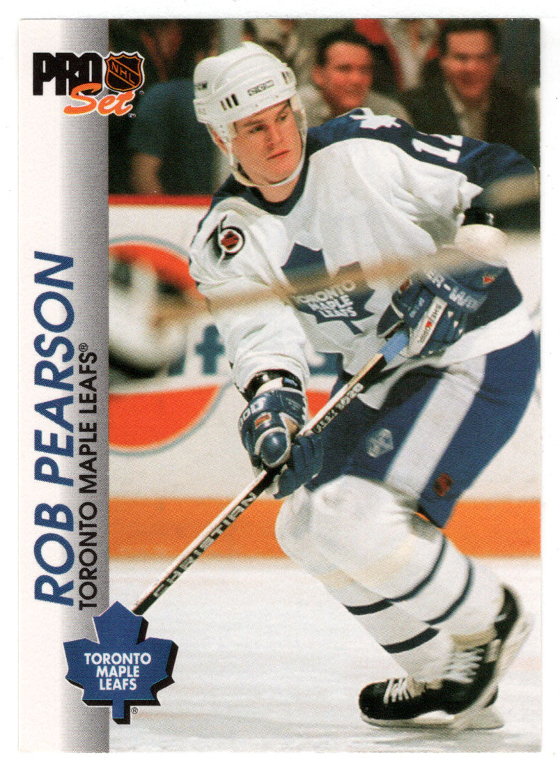 Rob Pearson - Toronto Maple Leafs (NHL Hockey Card) 1992-93 Pro Set # 191 Mint