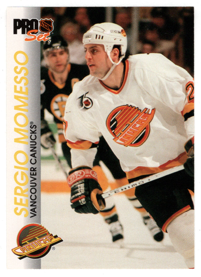 Sergio Momesso - Vancouver Canucks (NHL Hockey Card) 1992-93 Pro Set # 194 Mint
