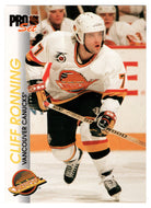 Cliff Ronning - Vancouver Canucks (NHL Hockey Card) 1992-93 Pro Set # 195 Mint