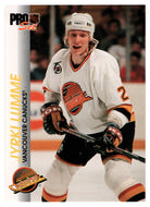 Jyrki Lumme - Vancouver Canucks (NHL Hockey Card) 1992-93 Pro Set # 196 Mint