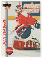 Don Beaupre - Washington Capitals (NHL Hockey Card) 1992-93 Pro Set # 206 Mint