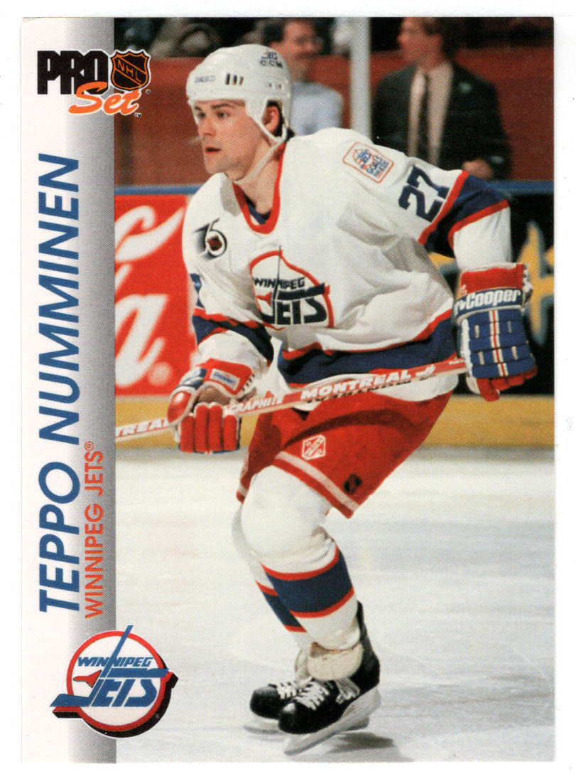 Teppo Numminen - Winnipeg Jets (NHL Hockey Card) 1992-93 Pro Set # 210 Mint