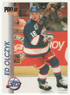 Ed Olczyk - Winnipeg Jets (NHL Hockey Card) 1992-93 Pro Set # 213 Mint