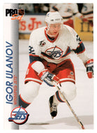 Igor Ulanov - Winnipeg Jets (NHL Hockey Card) 1992-93 Pro Set # 216 Mint