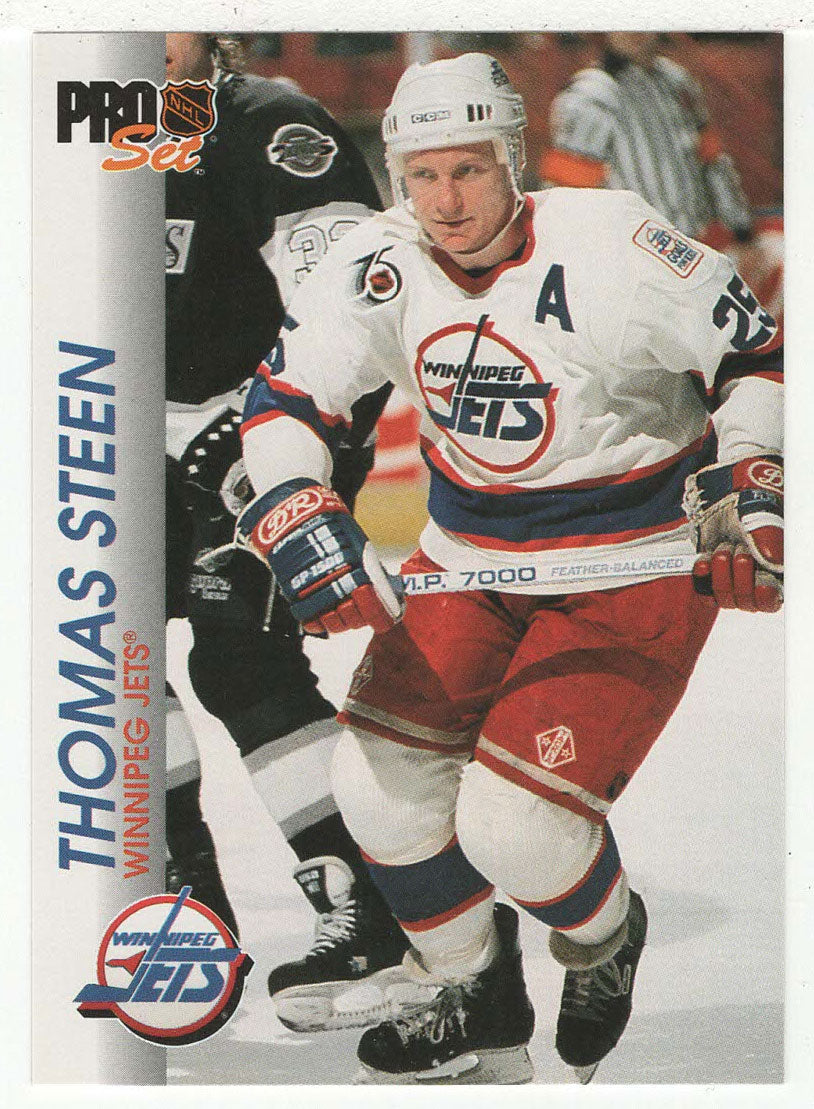 Thomas Steen - Winnipeg Jets (NHL Hockey Card) 1992-93 Pro Set # 217 Mint