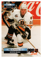 Ted Donato - Boston Bruins (NHL Hockey Card) 1992-93 Pro Set # 221 Mint