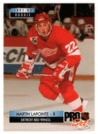 Martin Lapointe - Detroit Red Wings (NHL Hockey Card) 1992-93 Pro Set # 226 Mint