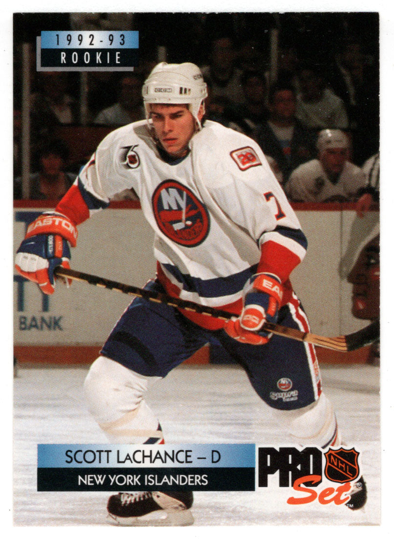 Scott Lachance - New York Islanders (NHL Hockey Card) 1992-93 Pro Set # 234 Mint
